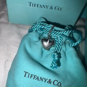 Tiffany & Co. Silver Puffy Heart Pendant